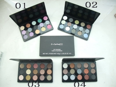 MAC beauty Products Makeup 15 Colors Eyeshadow Fard A Paupieres 45G 1.38Oz